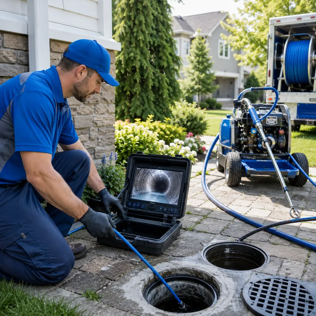 Outdoor drain cleaning professionals serving Whiteville, TN